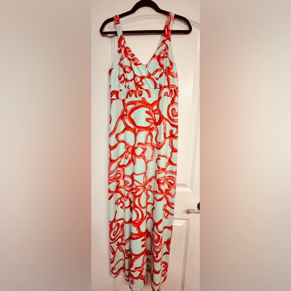 NWOT J.McLaughlin Coral 🪸 Reef Maxi Dress